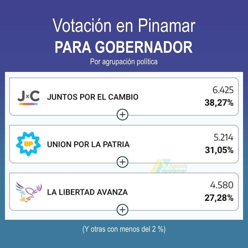 elecciones pinamar gobernador
