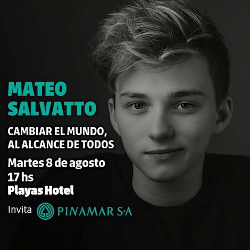 Mateo Salvatto en Pinamar