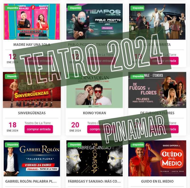 teatro en pinamar 2024