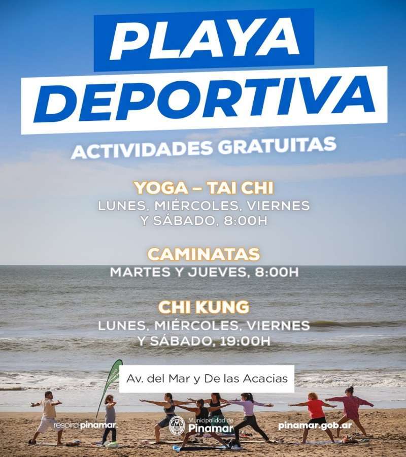 Playa deportiva 2024 pinamar