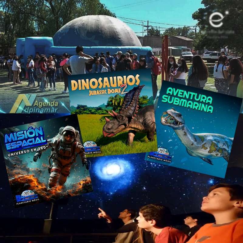 Planetario móvil en Pinamar