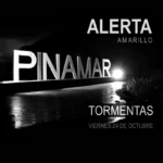 Alerta amarillo por tormentas en Pinamar