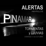 Alertas meteorológicas para Pinamar este domingo