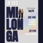 La 2×3 Milonga en Cariló