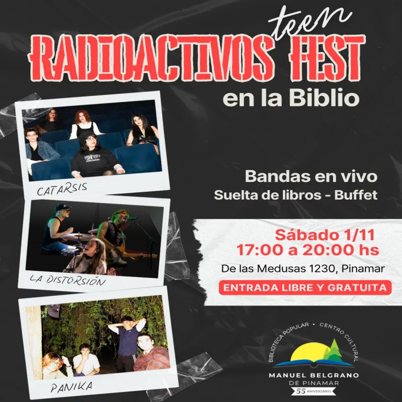 Radioactivos Teen Fest en Pinamar Radioactivos Teen Fest