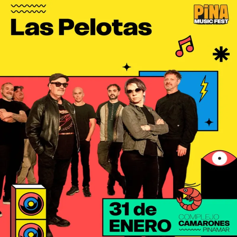 pina music fest las pelotas en pinamar 2026