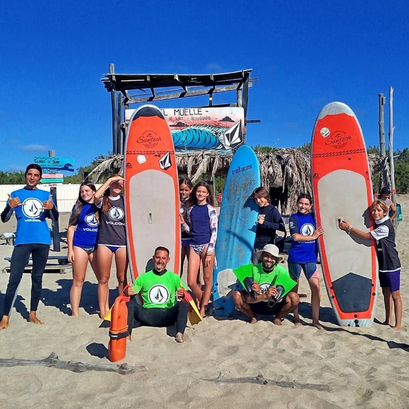 Escuela de surf el muelle en pinamar