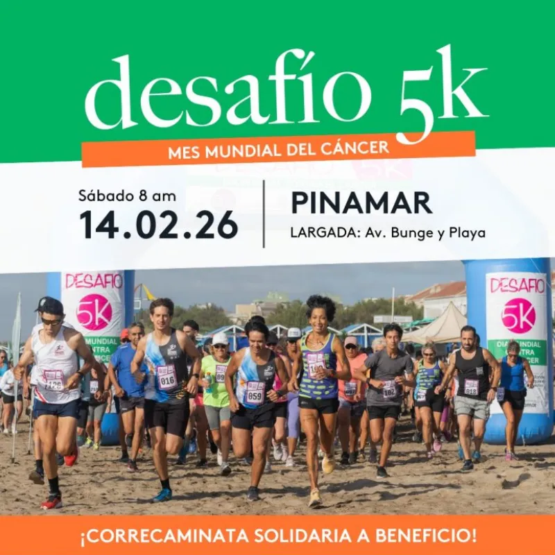 Desafío 5K en Pinamar 2026