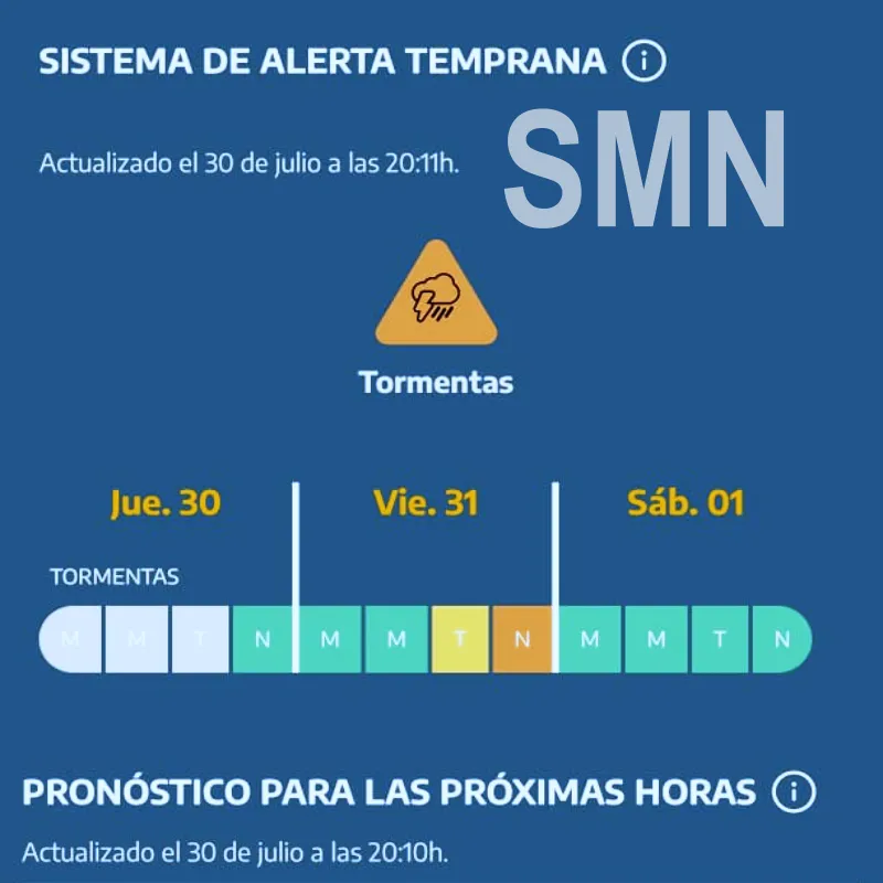 Alerta por tormentas para Pinamar y la región alerta por tormentas